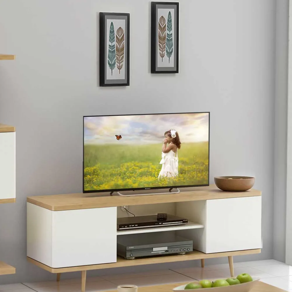 Wohnen Sideboards & Kommoden|Tv & Hifi-Möbel*Scandi TV Unterschrank zweifarbig - Jendren