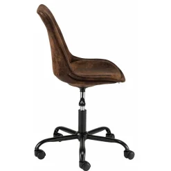 Wohnen Schalensitz Drehstuhl in Braun - Ostora