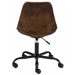 Wohnen Schalensitz Drehstuhl in Braun - Ostora