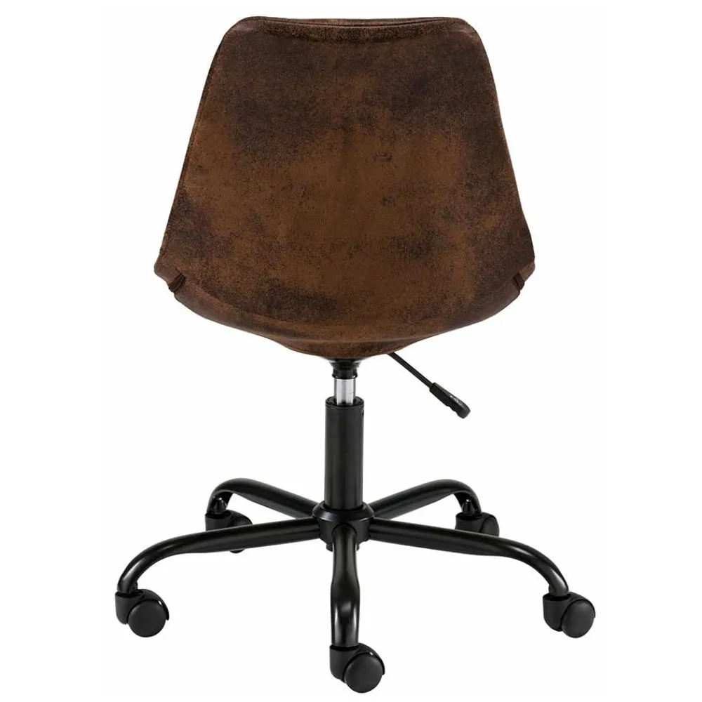 Wohnen Schalensitz Drehstuhl in Braun - Ostora