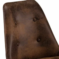 Wohnen Schalensitz Drehstuhl in Braun - Ostora