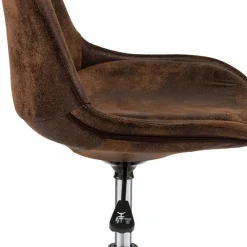 Wohnen Schalensitz Drehstuhl in Braun - Ostora