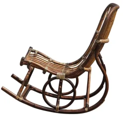 Wohnen Schaukelsessel Cilian aus Rattan