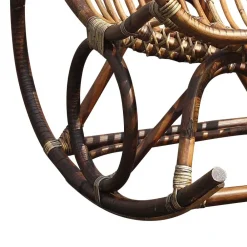 Wohnen Schaukelsessel Cilian aus Rattan