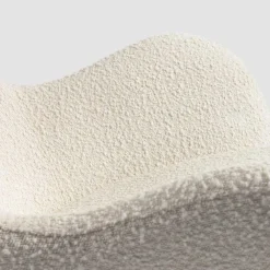 Wohnen Weiße Möbel*Schaukelsessel in Weiß Lammfell Optik - Lysandro