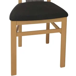 Wohnen Braune Möbel|Küchenstühle*Schicker Hochlehner Stuhl in Braun Dorota & Buche (2er Set)