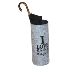 Wohnen Graue Möbel|Schirmständer*Schirmbehälter Atlantis aus Blech verzinkt