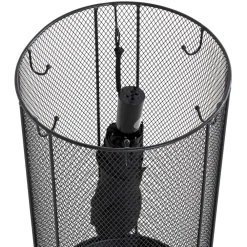 Wohnen Schirmständer*Schirmständer aus Metall in Schwarz - Nurez