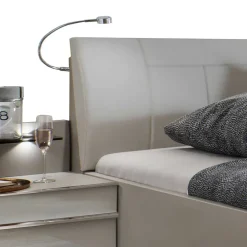 Wohnen Schlafraum Set in Weiß & Grau - Tumiva (vierteilig)