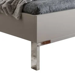 Wohnen Schlafraum Set in Weiß & Grau - Tumiva (vierteilig)