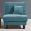 Wohnen Sofas|Sofa*Schlafsessel in Petrol aus Cord - Geraldo