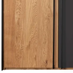 Wohnen Schlafzimmer aus Wildeiche & Metall - Claas (vierteilig)