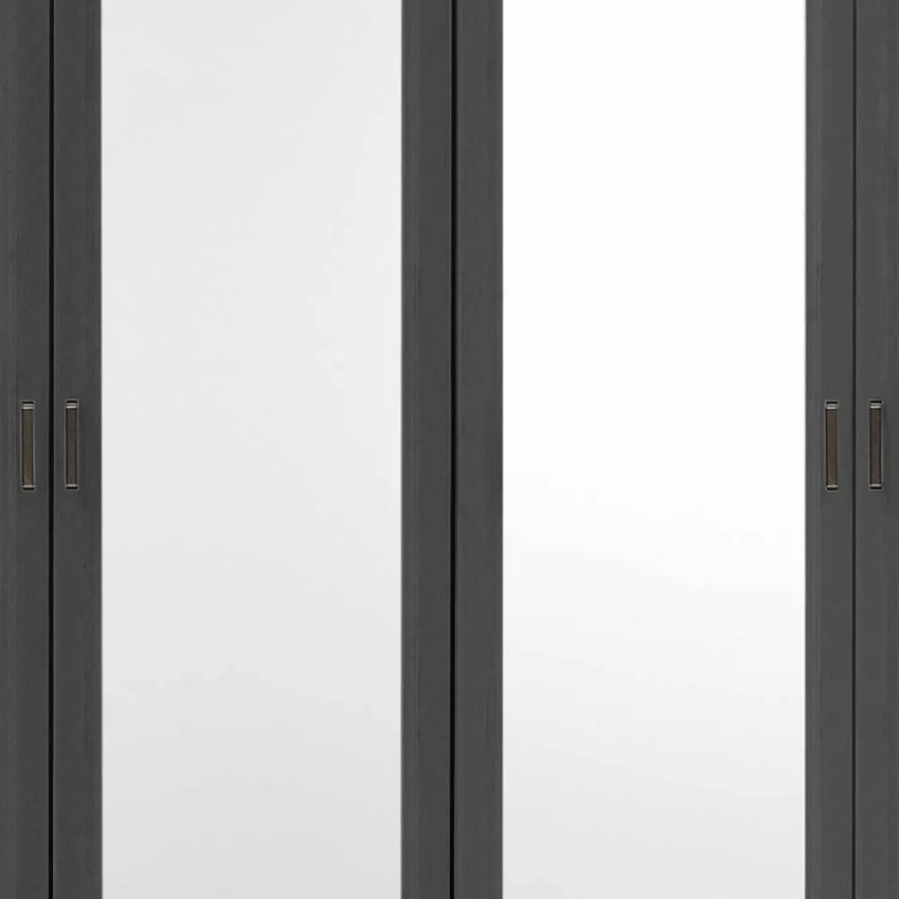 Wohnen Schlafzimmer Bettanlage und Schrank Set - Zenuvra (vierteilig)