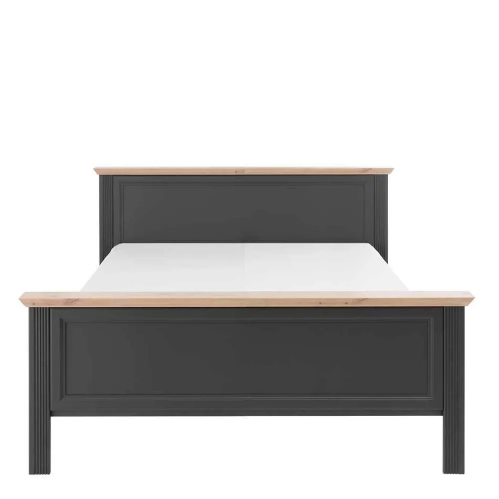 Wohnen Schlafzimmer Bettanlage und Schrank Set - Zenuvra (vierteilig)