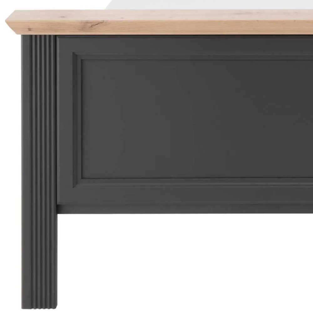 Wohnen Schlafzimmer Bettanlage und Schrank Set - Zenuvra (vierteilig)