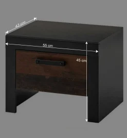 Wohnen Schlafzimmer Einrichtung komplett - Timuras (vierteilig)