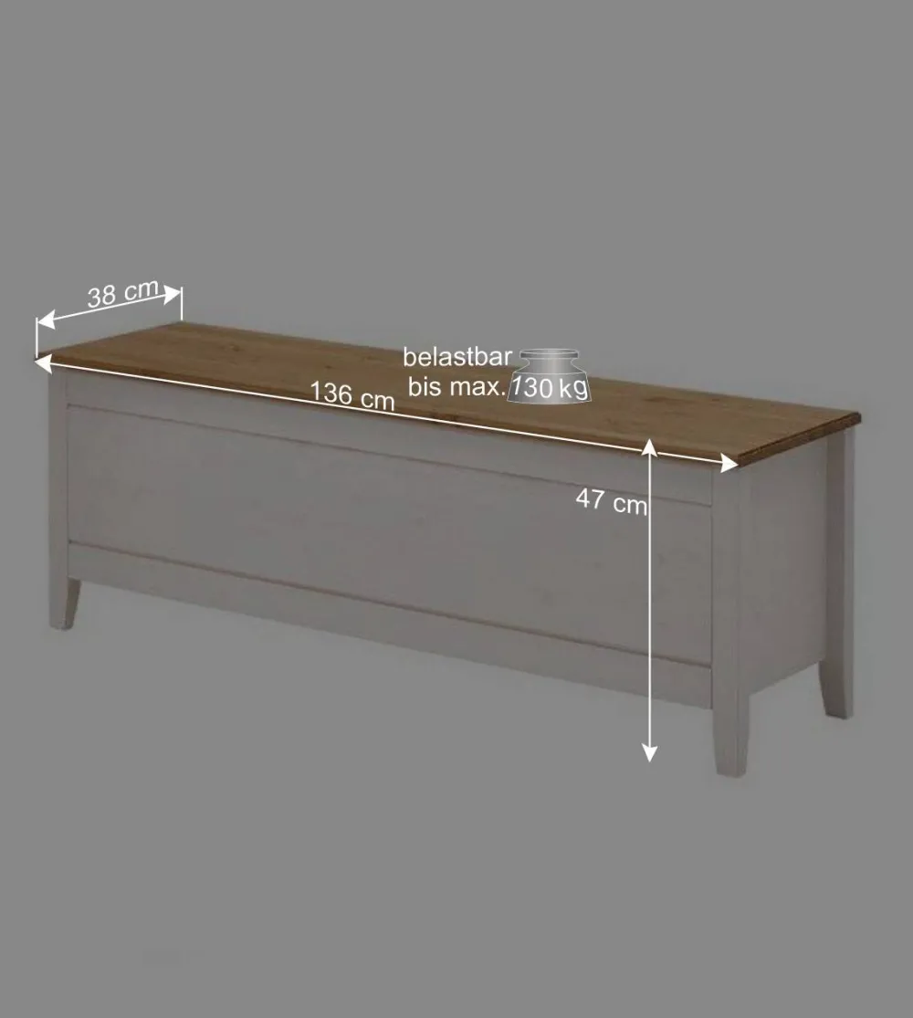 Wohnen Weiße Möbel|Schlafzimmer Komplett*Schlafzimmer Einrichtung Oradea im Landhausstil (vierteilig)