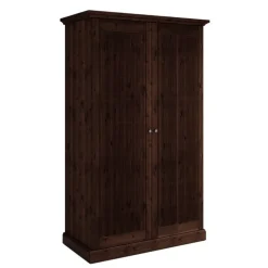 Wohnen Schlafzimmer Kleiderschrank in Dunkelbraun - Nauizia