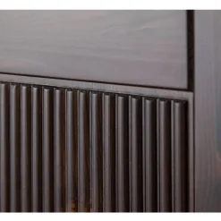 Wohnen Schlafzimmer Kleiderschrank in Dunkelbraun - Nauizia