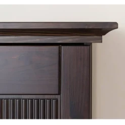 Wohnen Schlafzimmer Kleiderschrank in Dunkelbraun - Nauizia