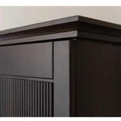 Wohnen Schlafzimmer Kleiderschrank in Dunkelbraun - Nauizia