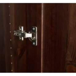 Wohnen Schlafzimmer Kleiderschrank in Dunkelbraun - Nauizia