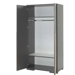 Wohnen Jugendzimmerschränke*Schlafzimmer Kleiderschrank 99 cm breit - Navlius