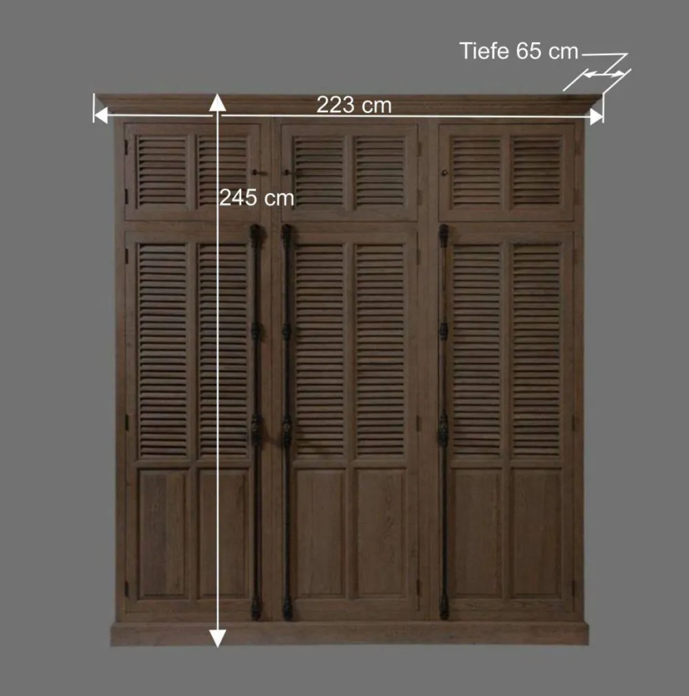 Wohnen Schlafzimmer Kleiderschrank Taunton mit drei Türen