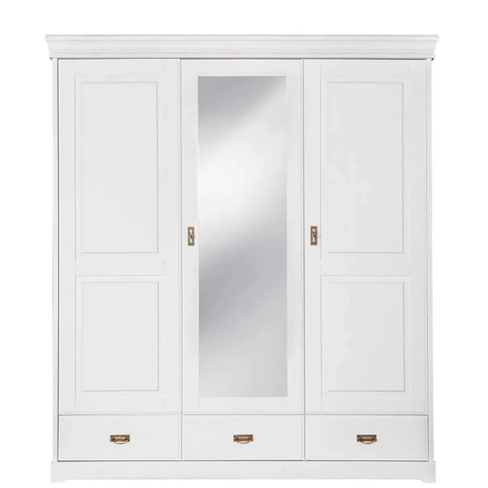 Wohnen Schlafzimmer Kombischrank in Weiß - Presto