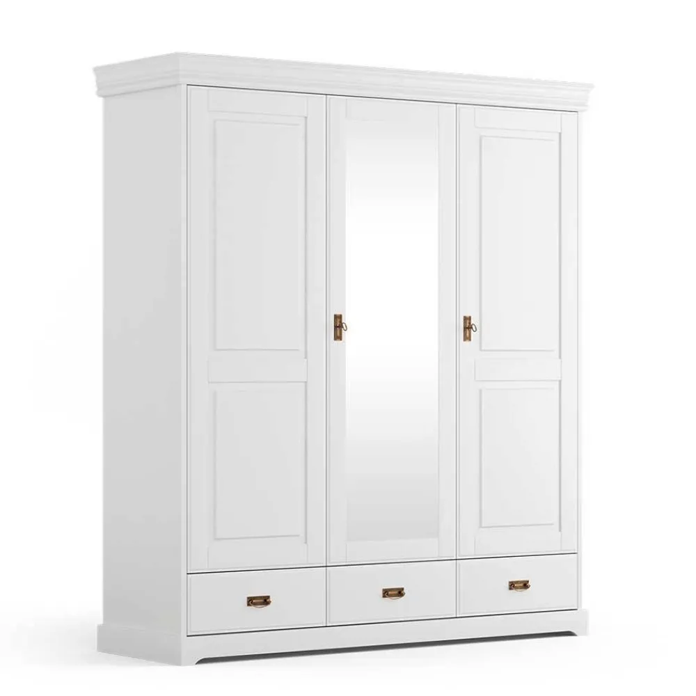 Wohnen Schlafzimmer Kombischrank in Weiß - Presto