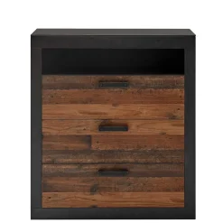 Wohnen Schlafzimmer Möbelset mit Kommode - Timuras (vierteilig)