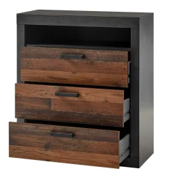 Wohnen Schlafzimmer Möbelset mit Kommode - Timuras (vierteilig)