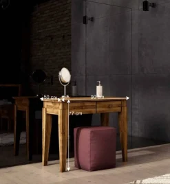 Wohnen Schlafzimmer Schminktisch Masdamos aus Wildeiche Massivholz