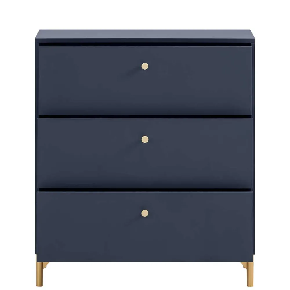 Wohnen Schlafzimmerkommode mit drei Schubladen - Inbano