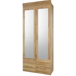 Wohnen Schränke|Kleiderschränke*Schlafzimmerschrank mit Doppeltür Spiegel - Zamron