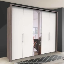 Wohnen Schlafzimmerschrank mit Metallgriffen - Tivierto I