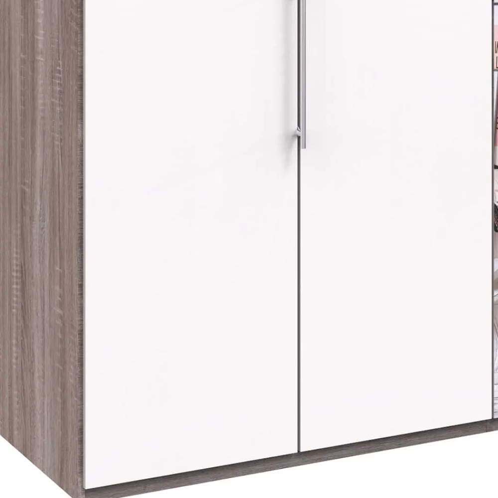 Wohnen Schlafzimmerschrank mit Metallgriffen - Tivierto I