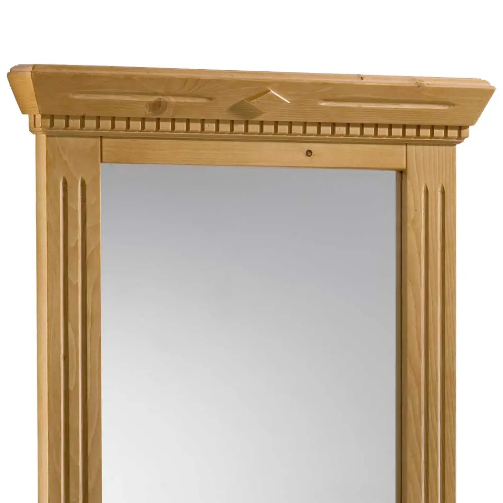 Wohnen Spiegel|Flurspiegel*Schlafzimmerspiegel Olrinova aus Fichte Massivholz