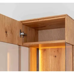 Wohnen Esszimmer-Vitrinen*Schlanke Vitrine mit LED Beleuchtung - Cocondar