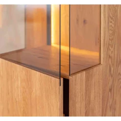 Wohnen Esszimmer-Vitrinen*Schlanke Vitrine mit LED Beleuchtung - Cocondar