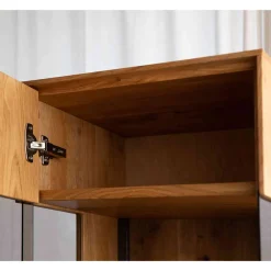 Wohnen Esszimmer-Vitrinen*Schlanke Vitrine mit LED Beleuchtung - Cocondar