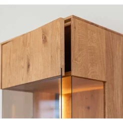 Wohnen Esszimmer-Vitrinen*Schlanke Vitrine mit LED Beleuchtung - Cocondar