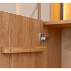 Wohnen Esszimmer-Vitrinen*Schlanke Vitrine mit LED Beleuchtung - Cocondar