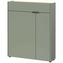 Wohnen Schlanker Schuhschrank in Graugrün - Point