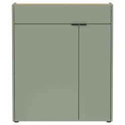 Wohnen Schlanker Schuhschrank in Graugrün - Point