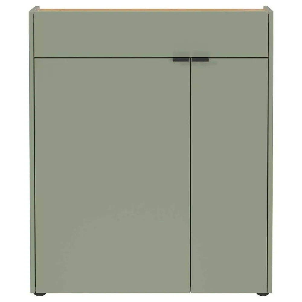 Wohnen Schlanker Schuhschrank in Graugrün - Point