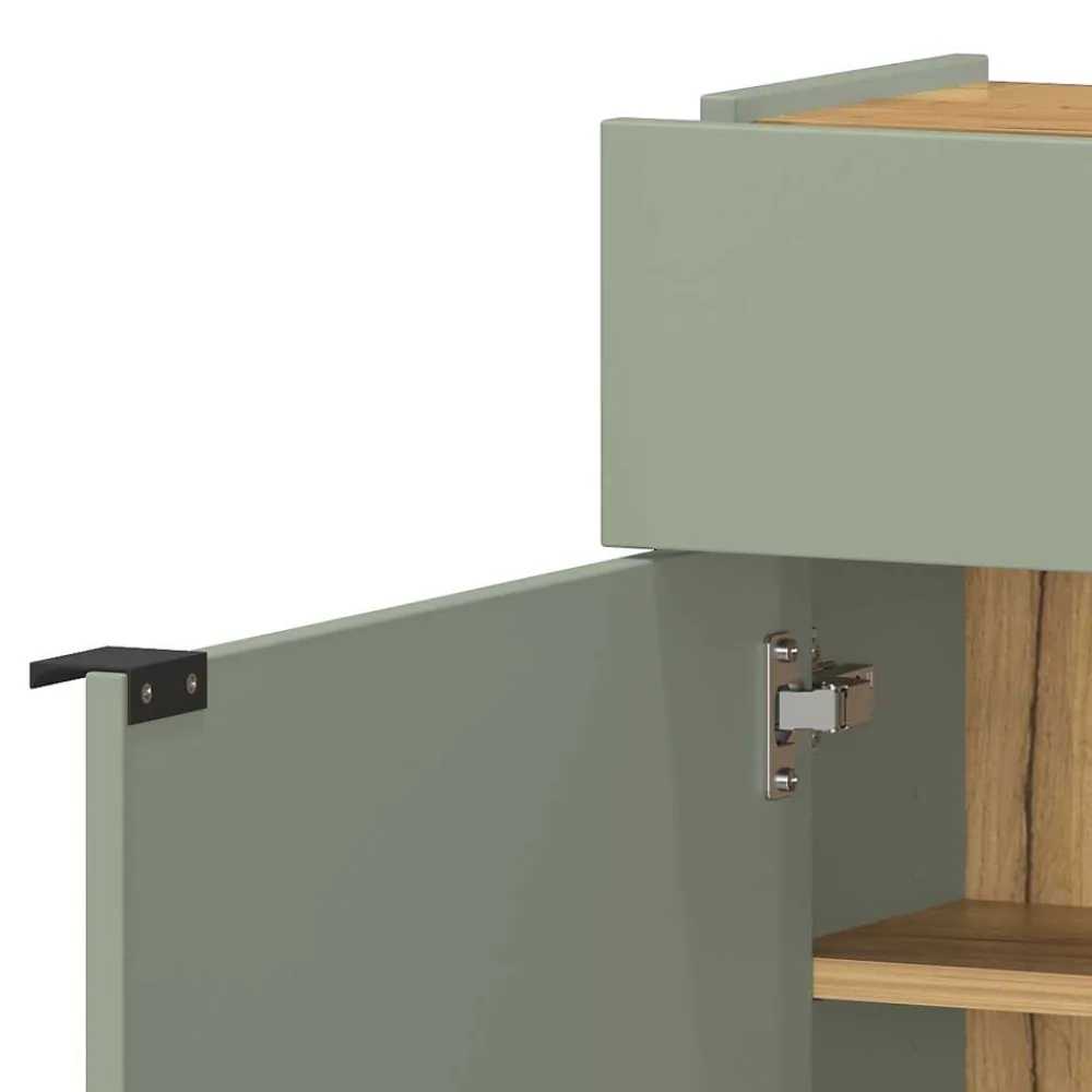 Wohnen Schlanker Schuhschrank in Graugrün - Point