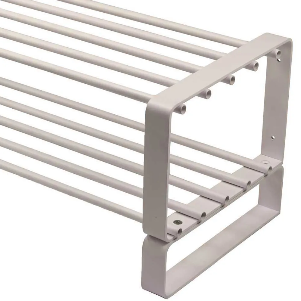 Wohnen Schlichte Garderoben-Möbel in Weiß - Torosma (zweiteilig)