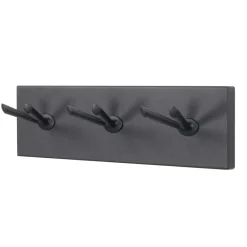 Wohnen Garderoben|Garderoben*Schlichte Stahl Wandgarderobe mit 6 Kleiderhaken - Tarado