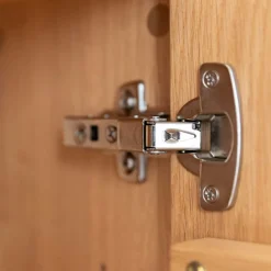 Wohnen Schwarze Möbel|Wohnzimmerschränke*Schmale Massivholz Vitrine mit LED Beleuchtung - Eribella